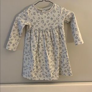 Carter’s silver leopard dress 4T